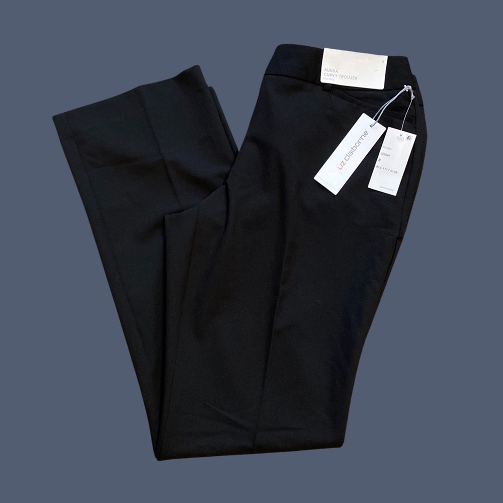 Liz Claiborne Women’s Audra Curvy Trouser- Size 8